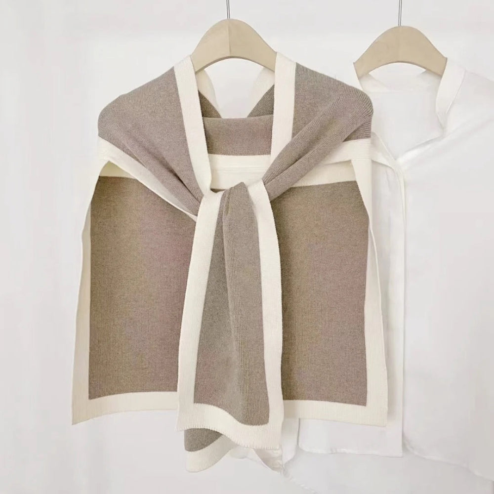Open Front Tie Shawl