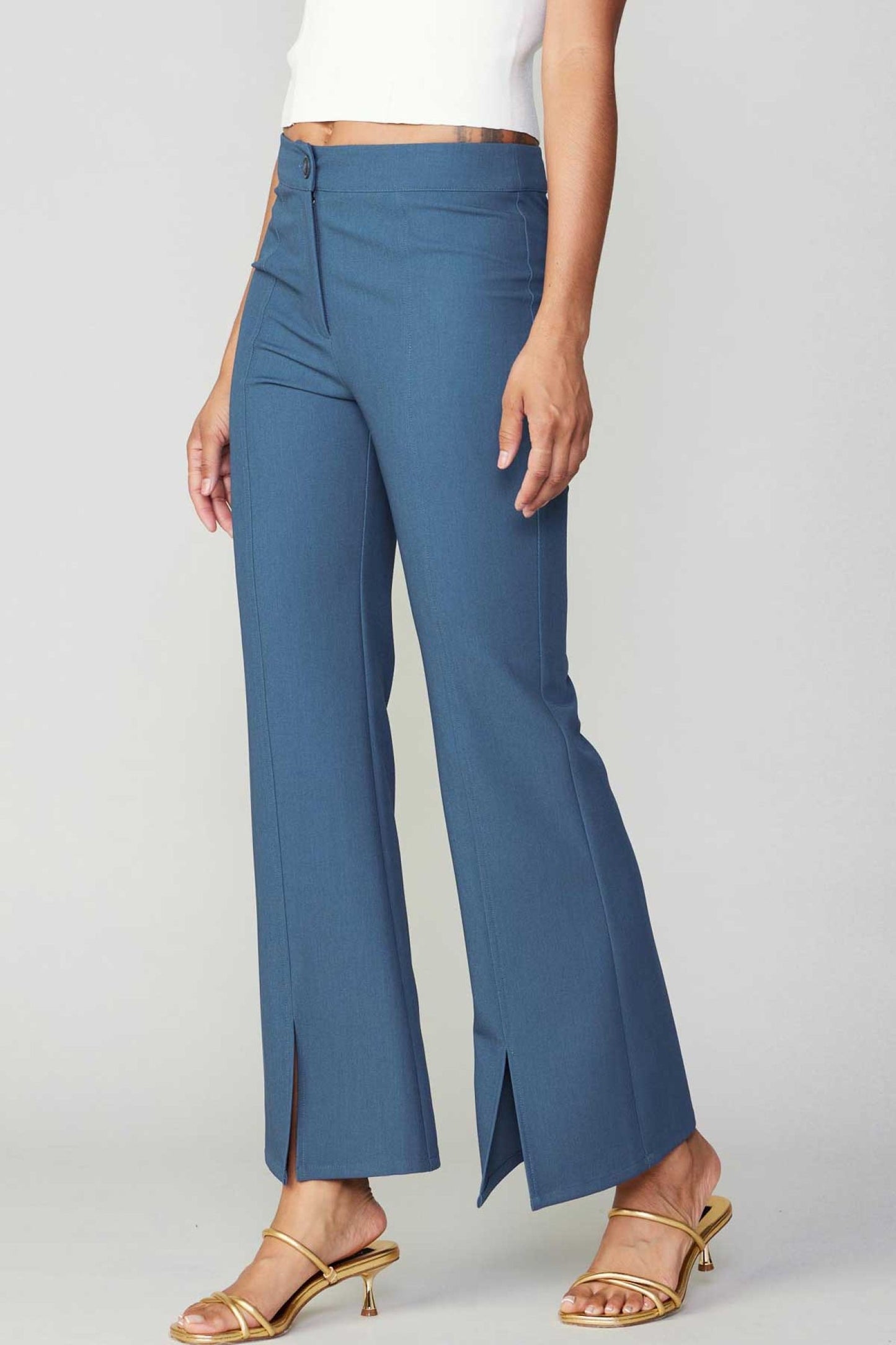 Tailored Split Flare Pant