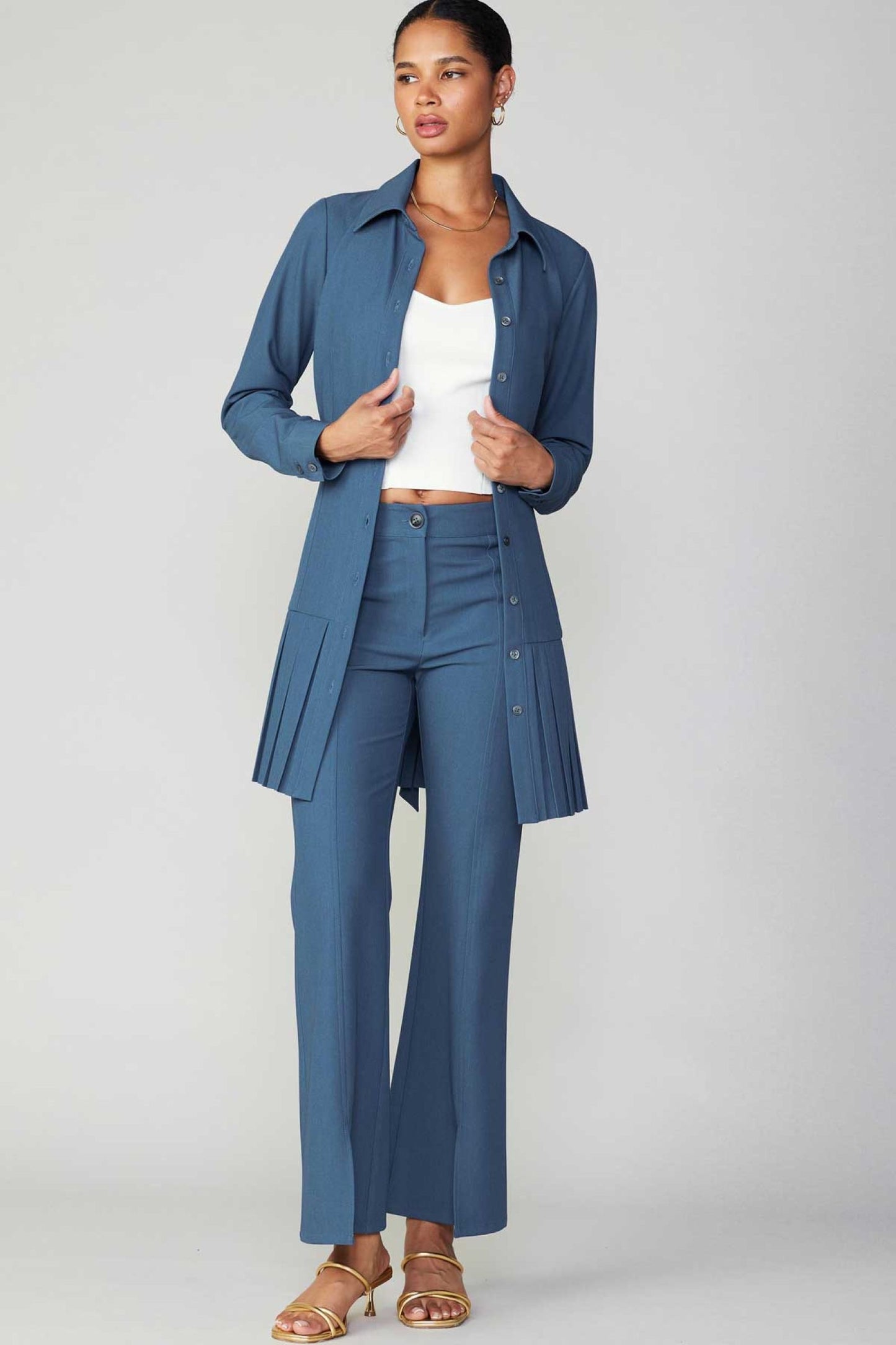 Tailored Split Flare Pant