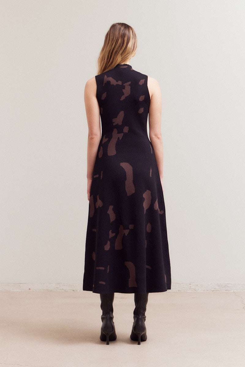 Fitted Knit Maxi Dress