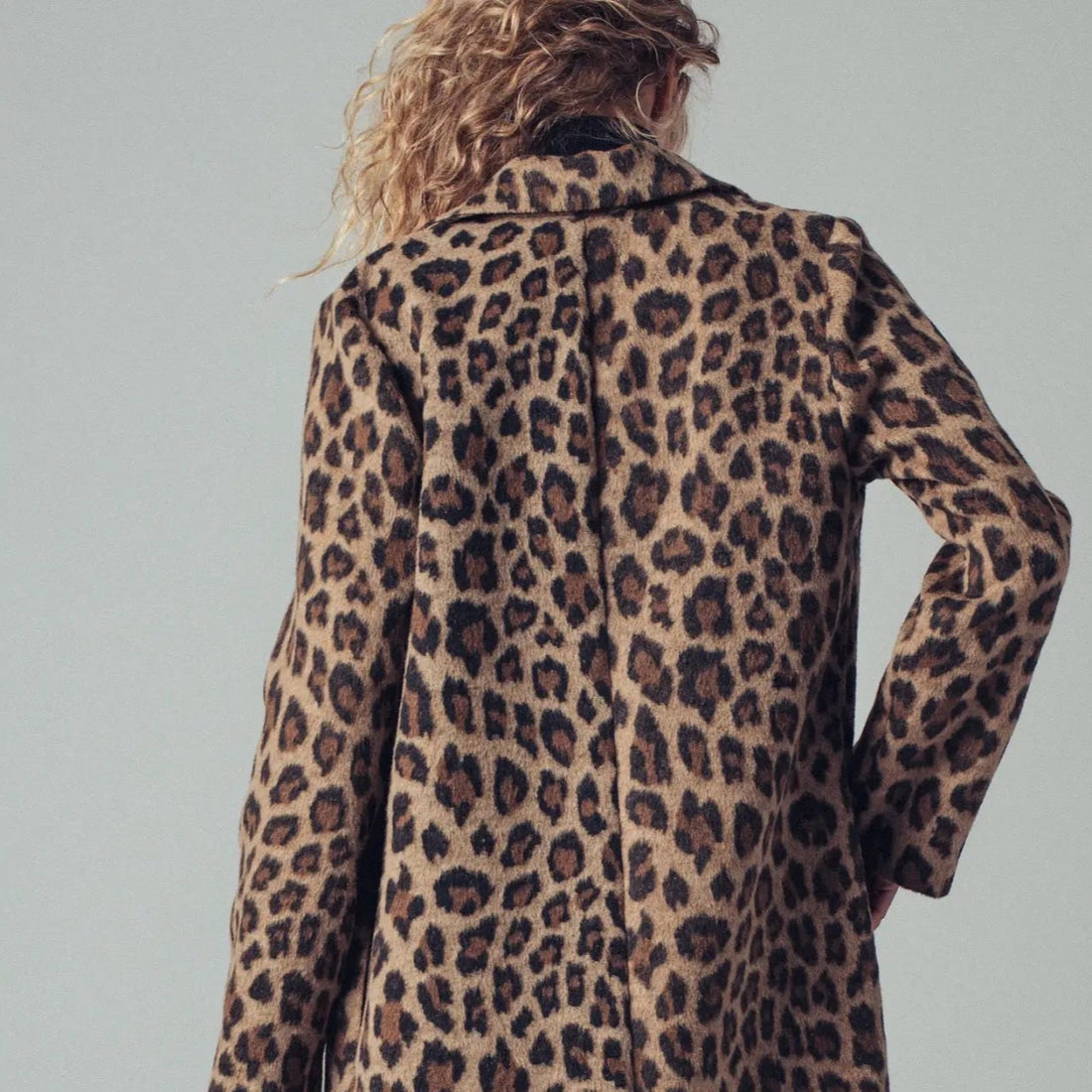 Leopard Oversized Statement Coat