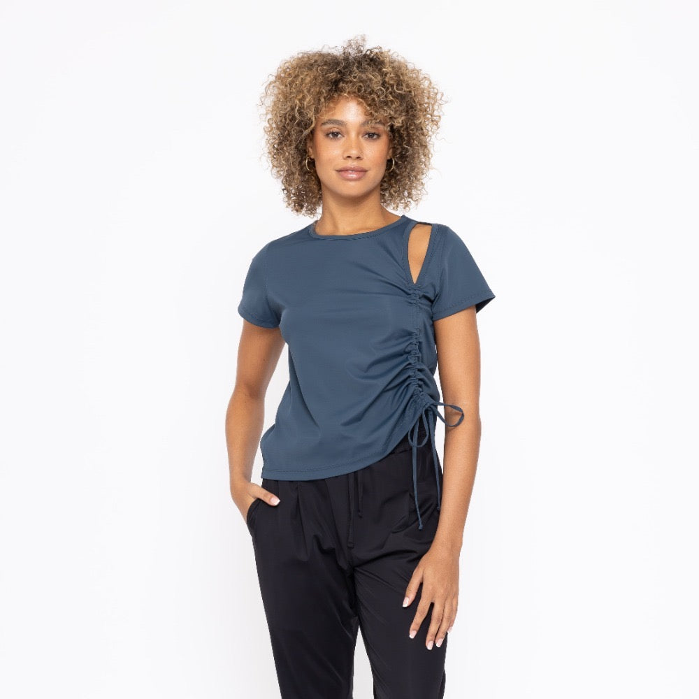 Side Scrunched Tee