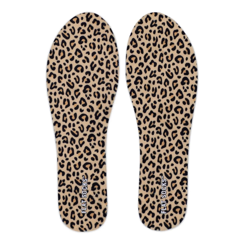 Flat Socks TM - Leopard Print