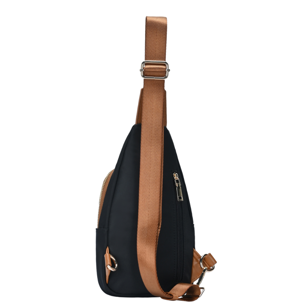 Mini Crossbody Modern Bag In Microfiber Black