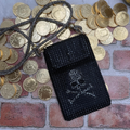 Embellished Crossbody Bag W/ Crystal Skull Patch