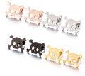 Stainless Steel Skull Studs