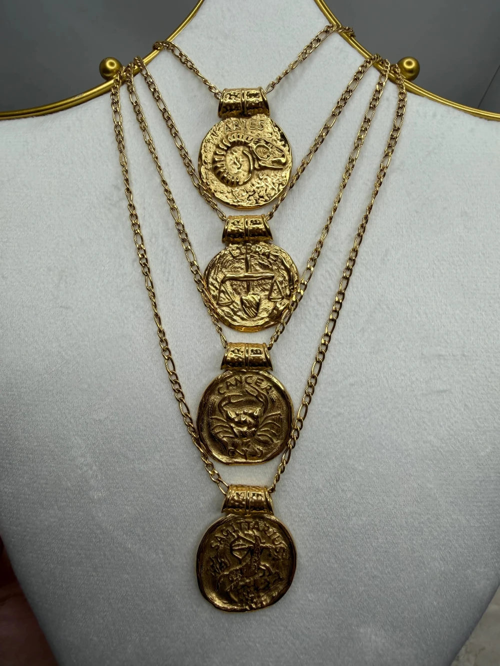 Zodiac Medallion Necklaces