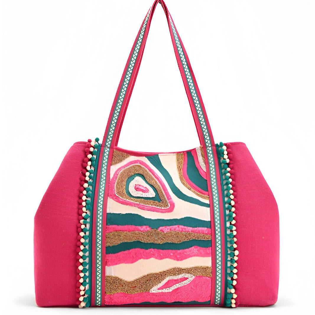 Rock N Roll Embellished Tote