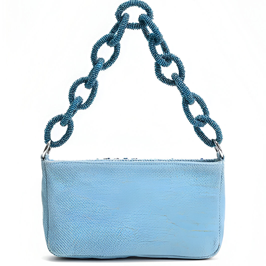 Blue Lagoon Glam Shoulder Bag