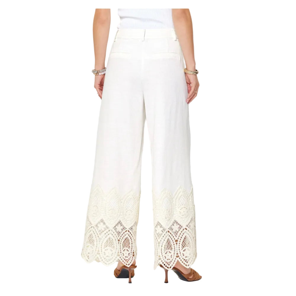 Crochet Lace Hem Pant