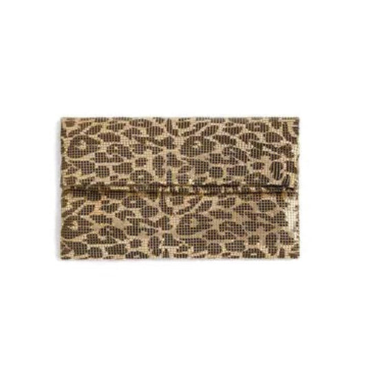 Leopard Fold Clutch