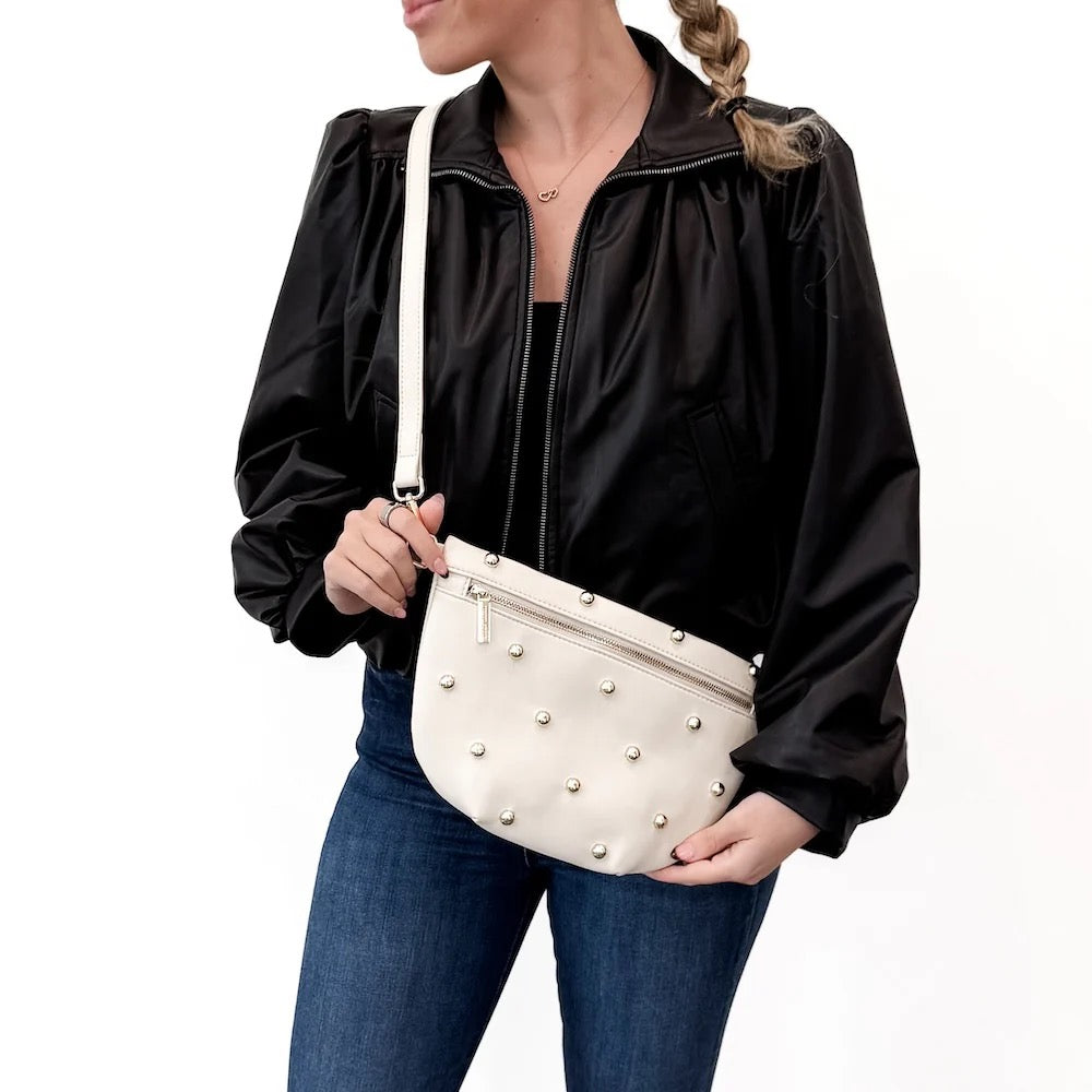 Chic Gold Studded Westlyn Bag