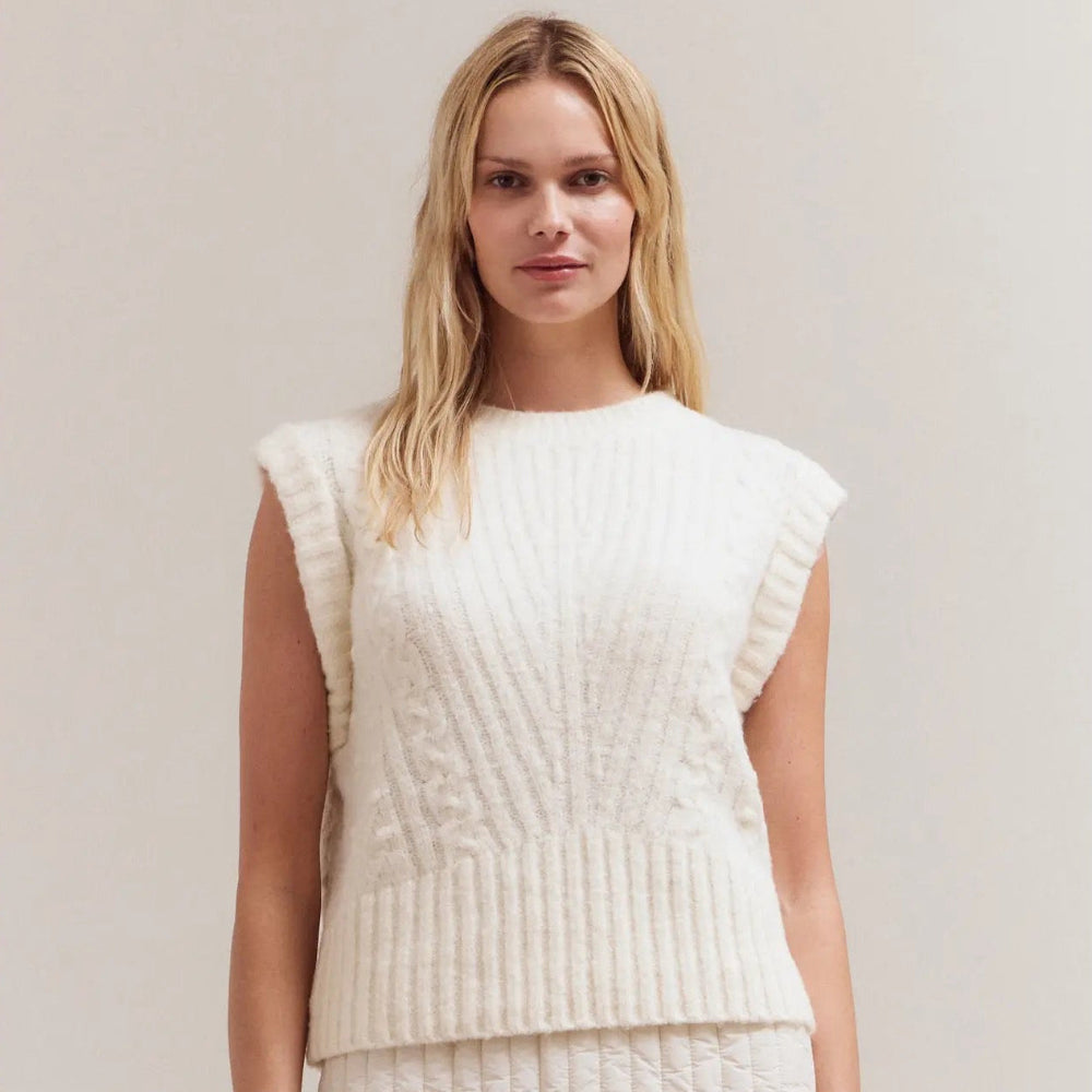 Cable Knit Vest