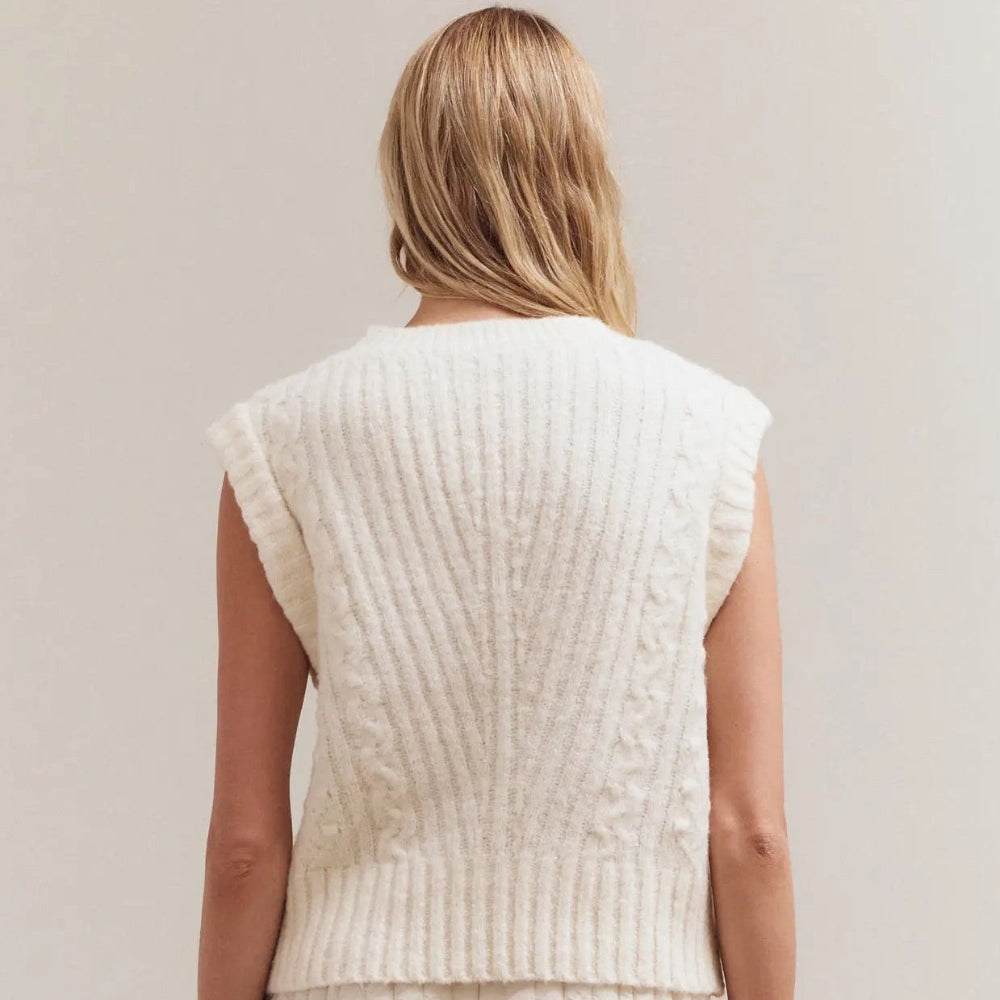Cable Knit Vest