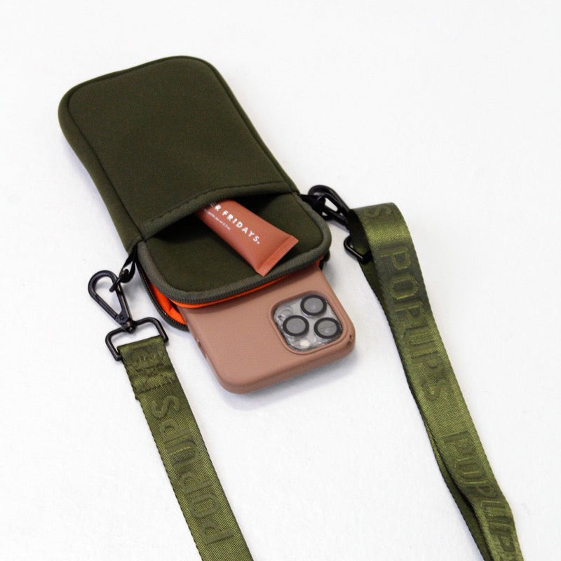 Phone Bag In Safari Green