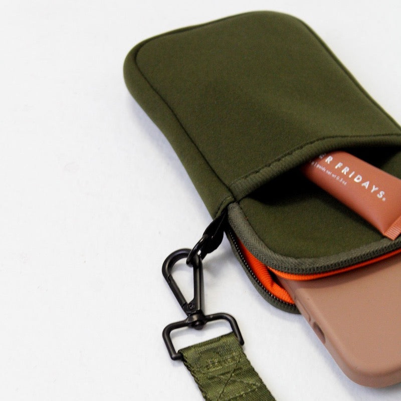 Phone Bag In Safari Green