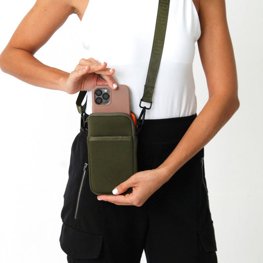 Phone Bag In Safari Green