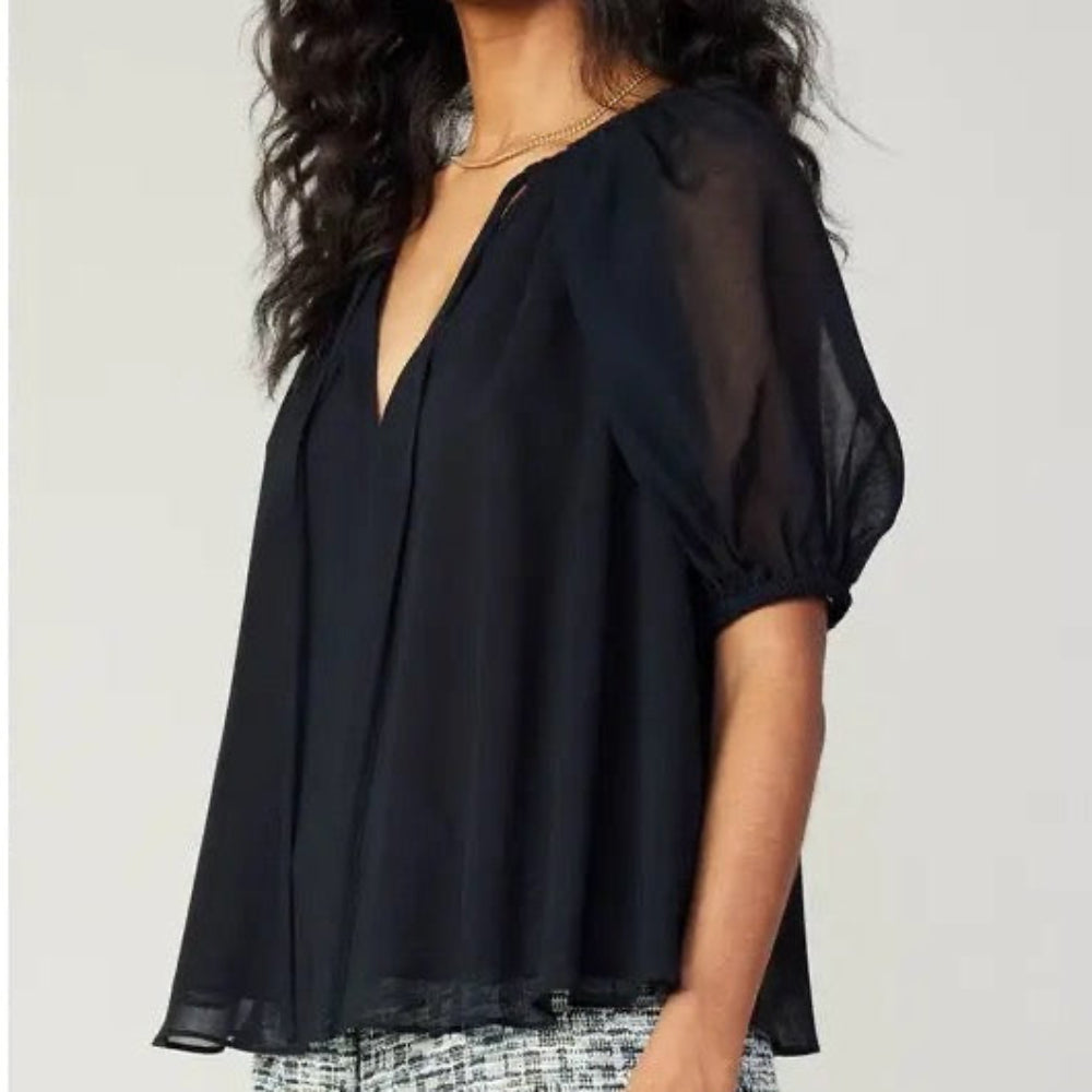 Sheetr Split Neck Blouse