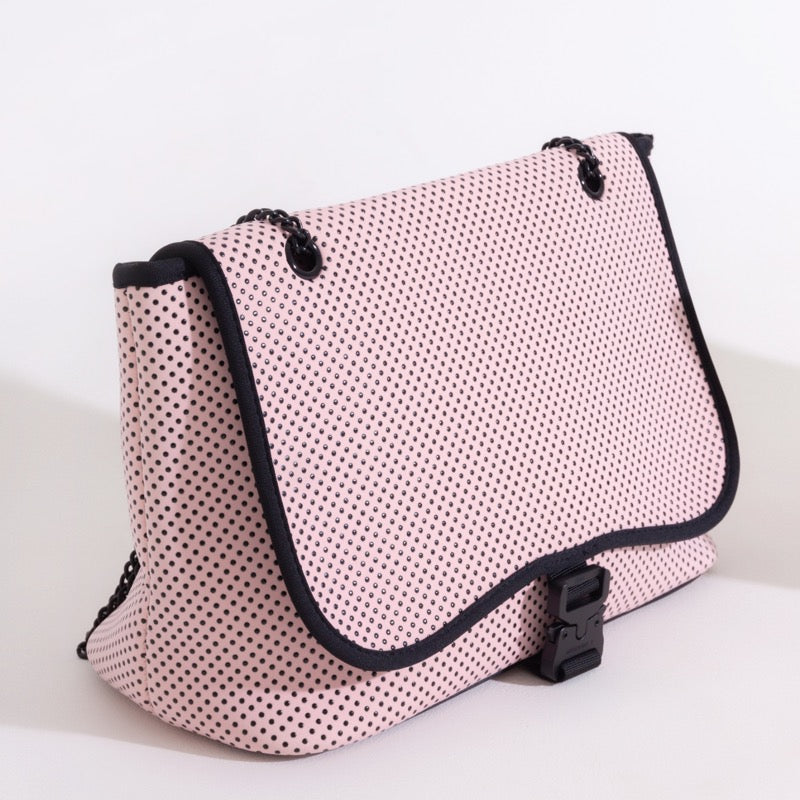 Flap Crossbody In Pink