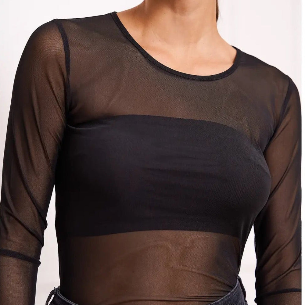 Stretch Mesh Top