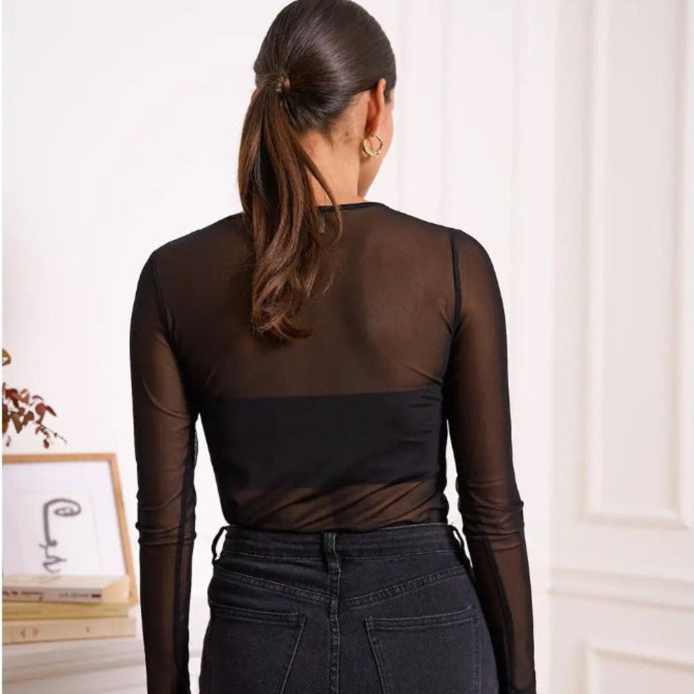 Stretch Mesh Top