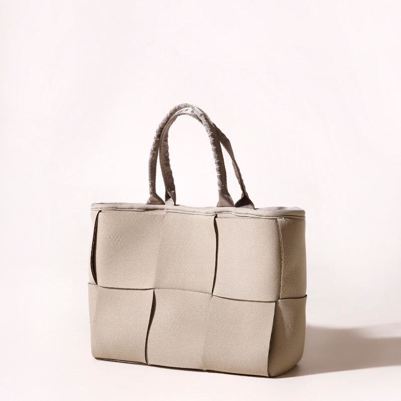 Mini Icon Tote In Taupe