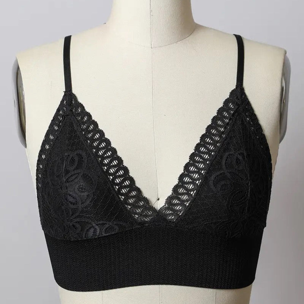 Lace Longline Seamless Bralette
