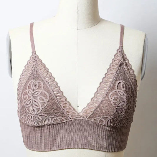Lace Longline Seamless Bralette