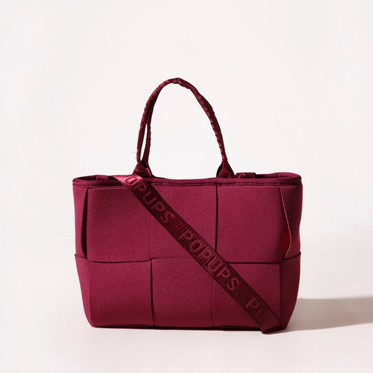 Mini Icon Tote In Berry