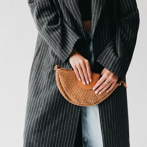 Suede Flap Crossbody