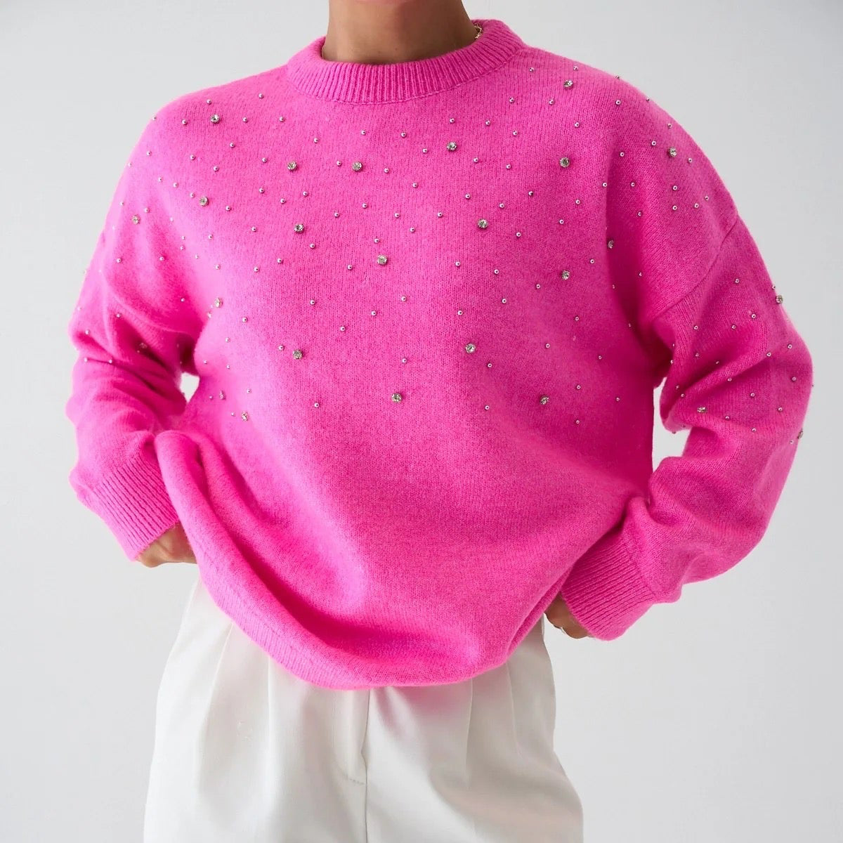 Embellished Soft Knit Jumper