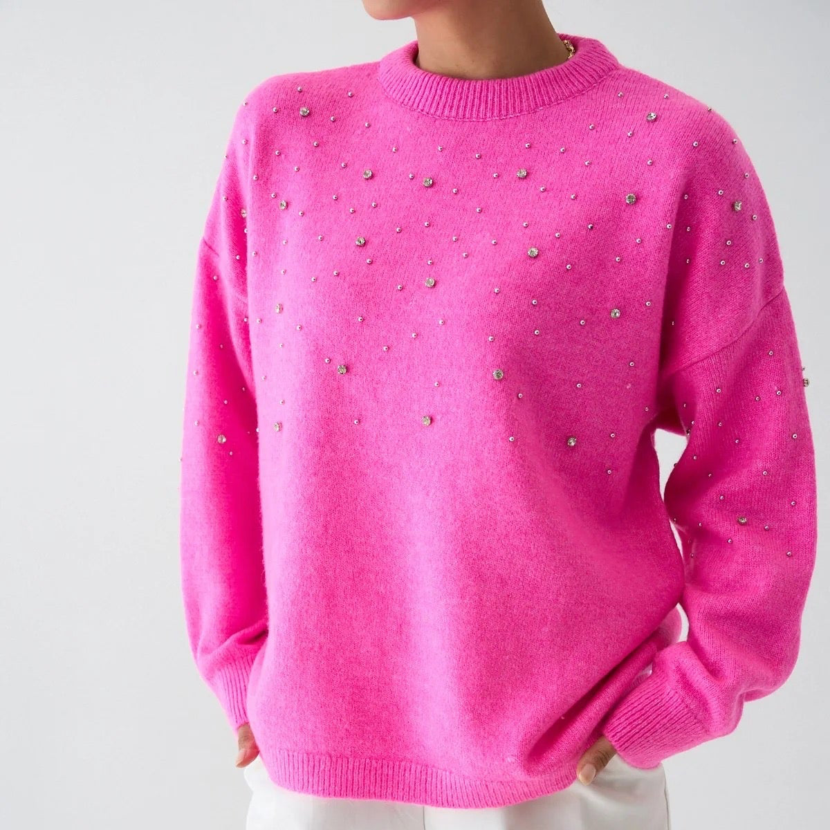 Embellished Soft Knit Jumper