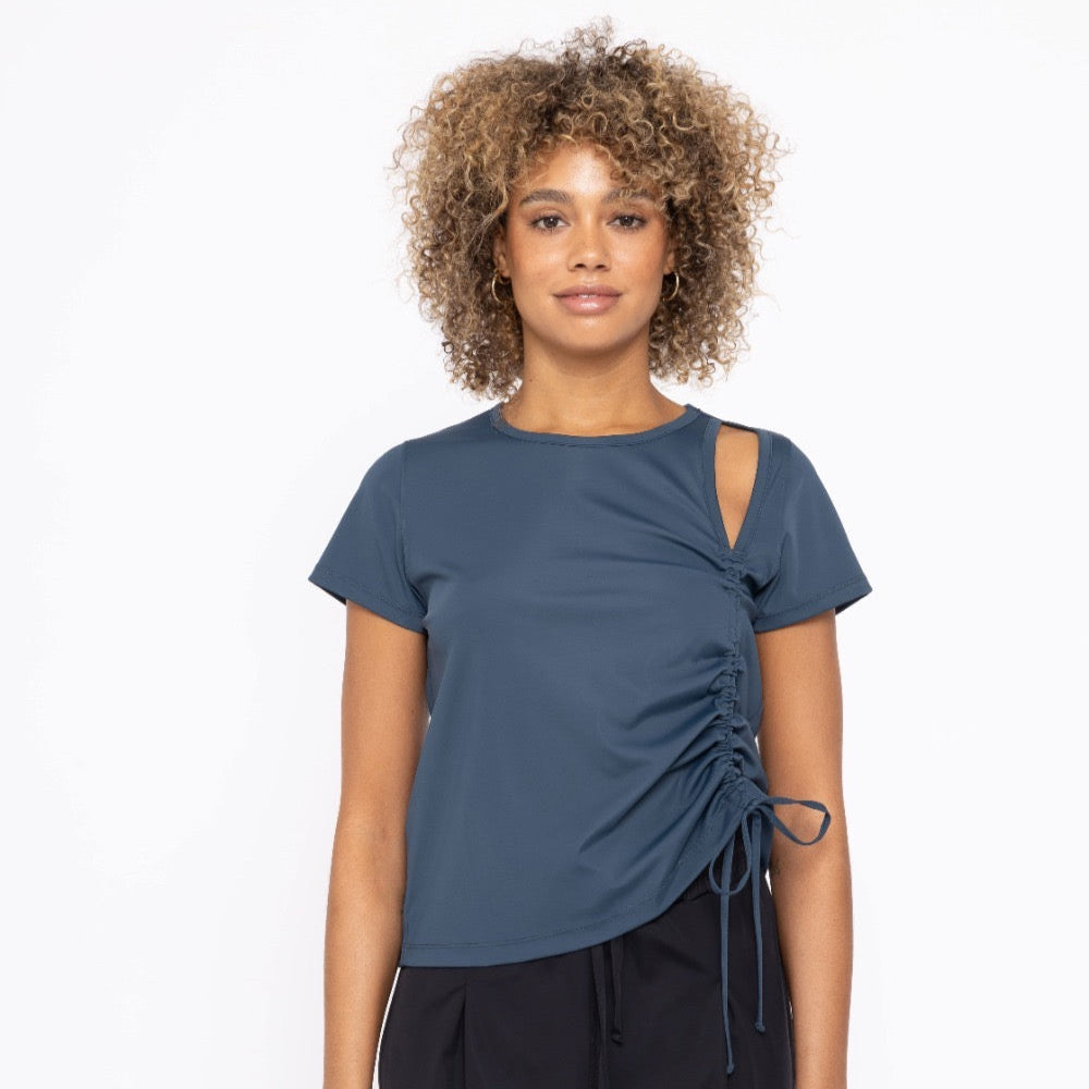 Side Scrunched Tee