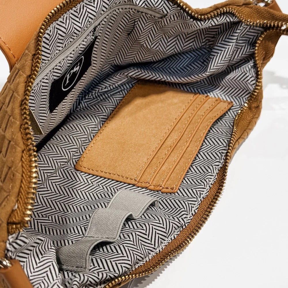 Suede Flap Crossbody