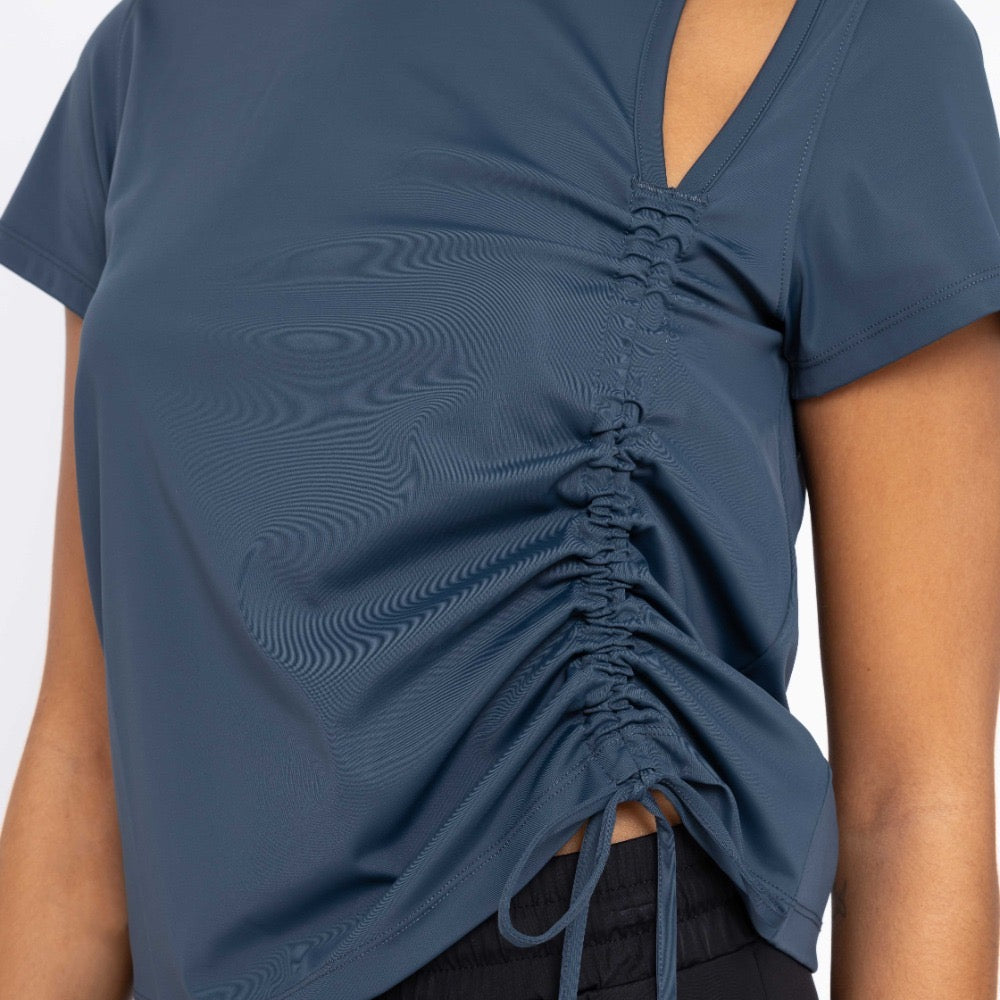 Side Scrunched Tee
