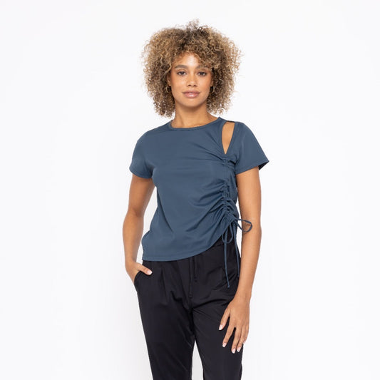 Side Scrunched Tee