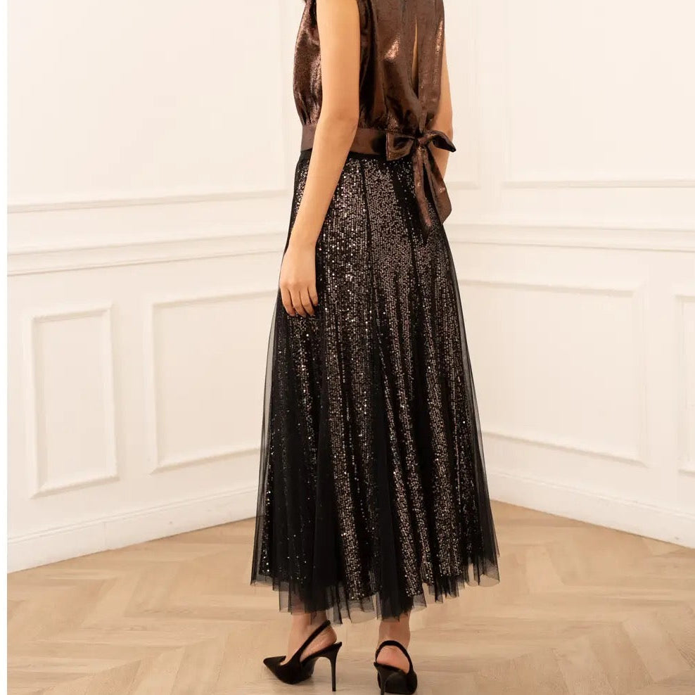 Sequin Tulle Skirt