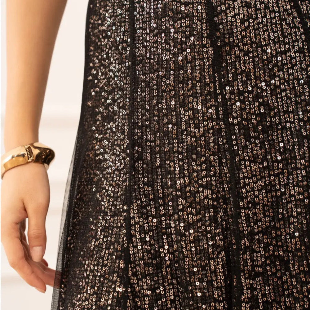 Sequin Tulle Skirt