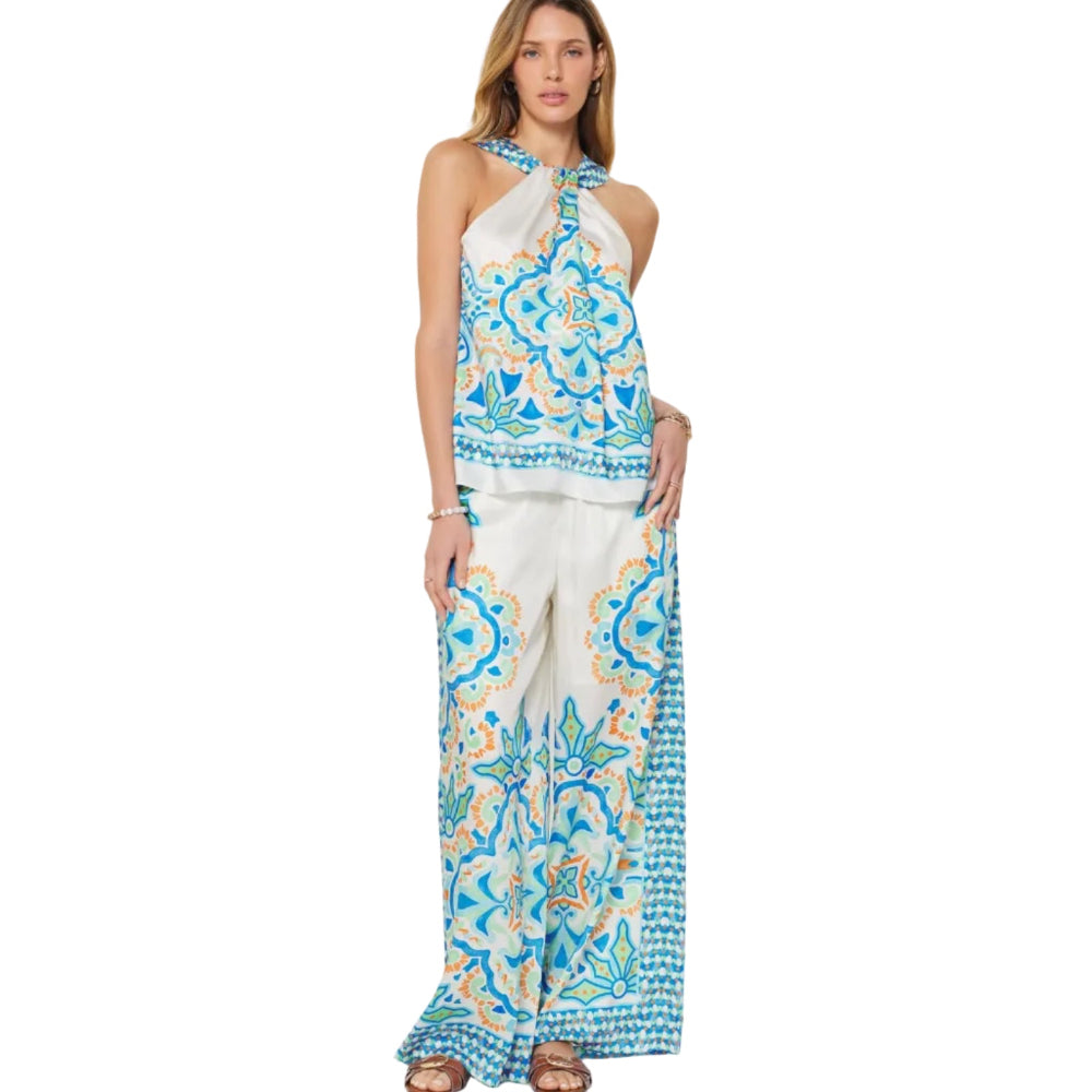 Turquoise Medallion Pant