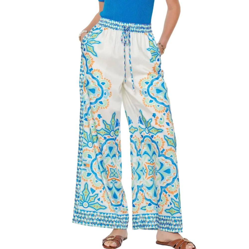 Turquoise Medallion Pant