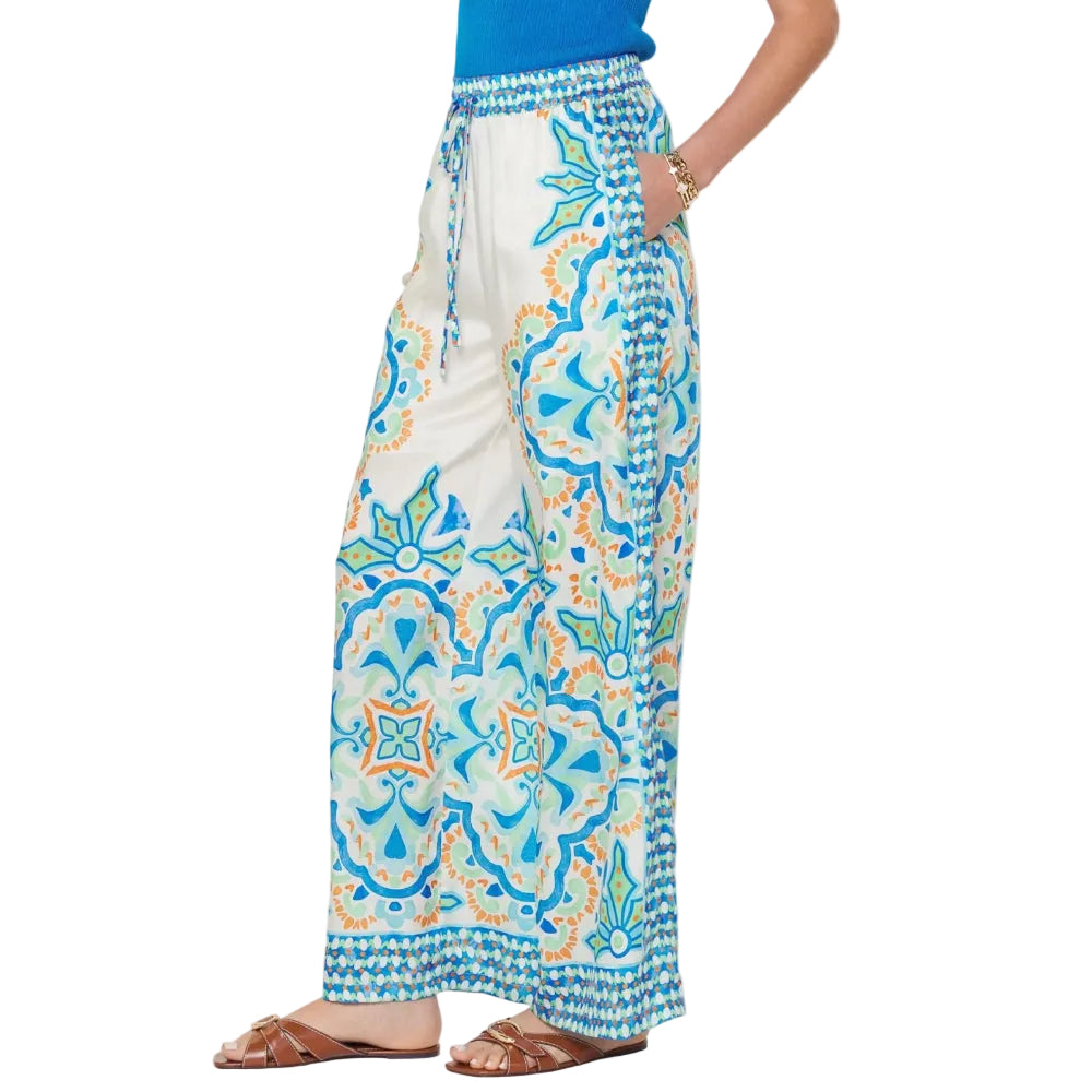 Turquoise Medallion Pant