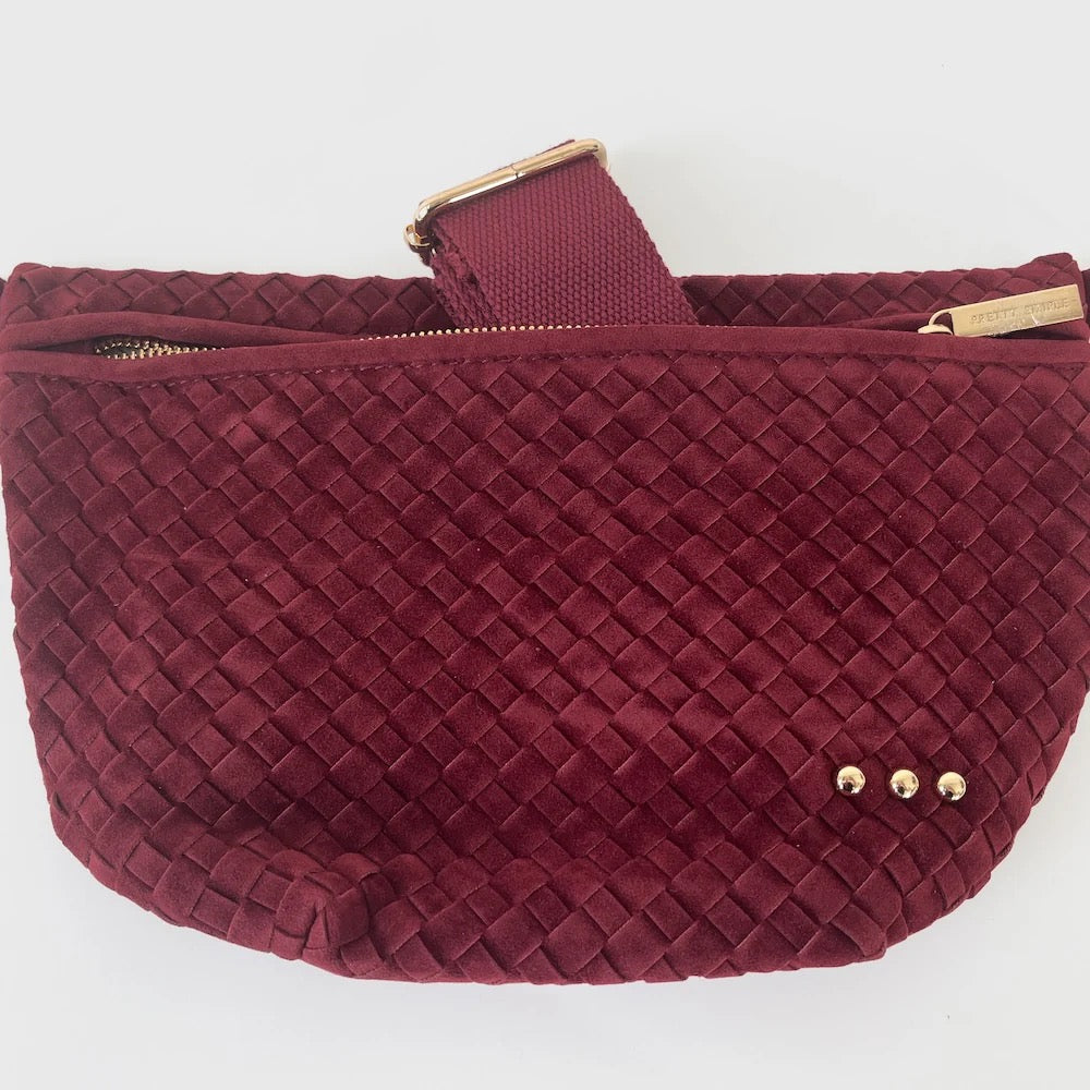 Suede Westlyn Woven Bum Bag - Assorted Colors