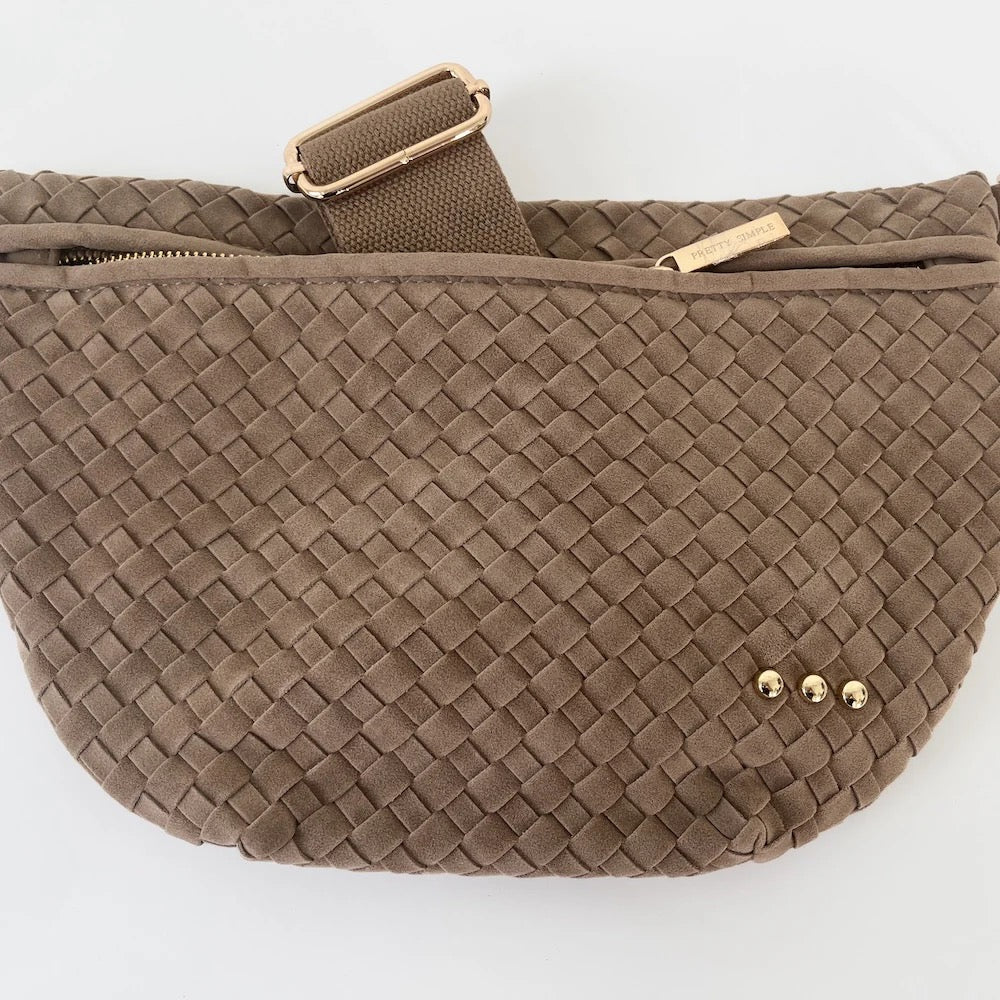Suede Westlyn Woven Bum Bag - Assorted Colors