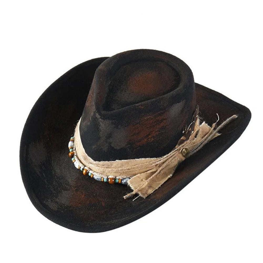 Dusk Black Vintage Hat