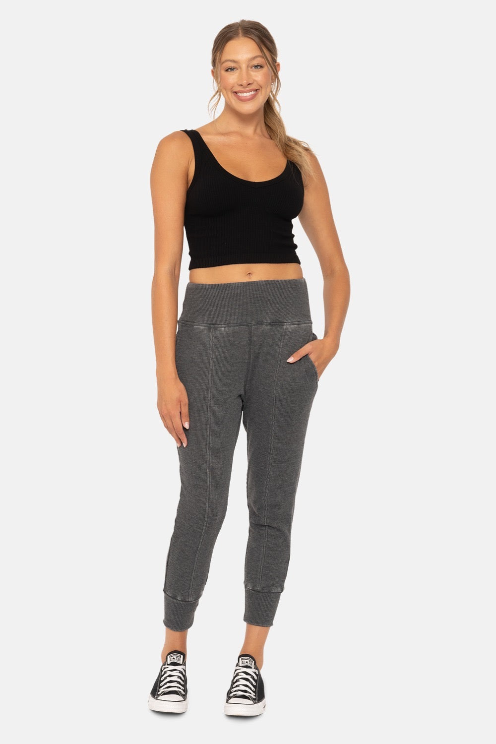 Waffle Knit Jogger