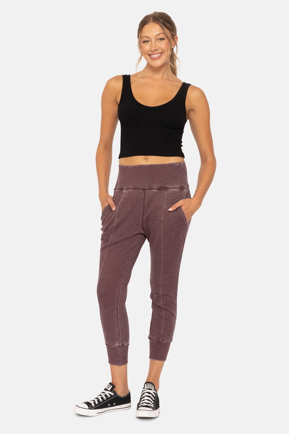 Waffle Knit Jogger