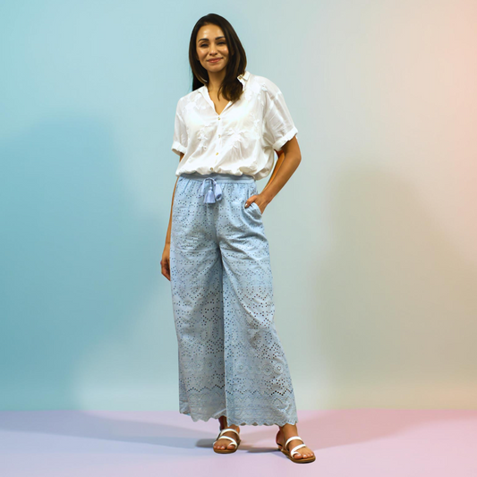 Joya Pant - Light Blue