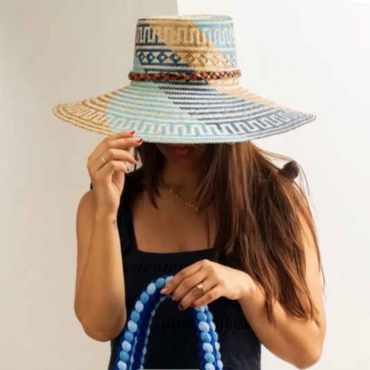 Large Hat in Muse Blue