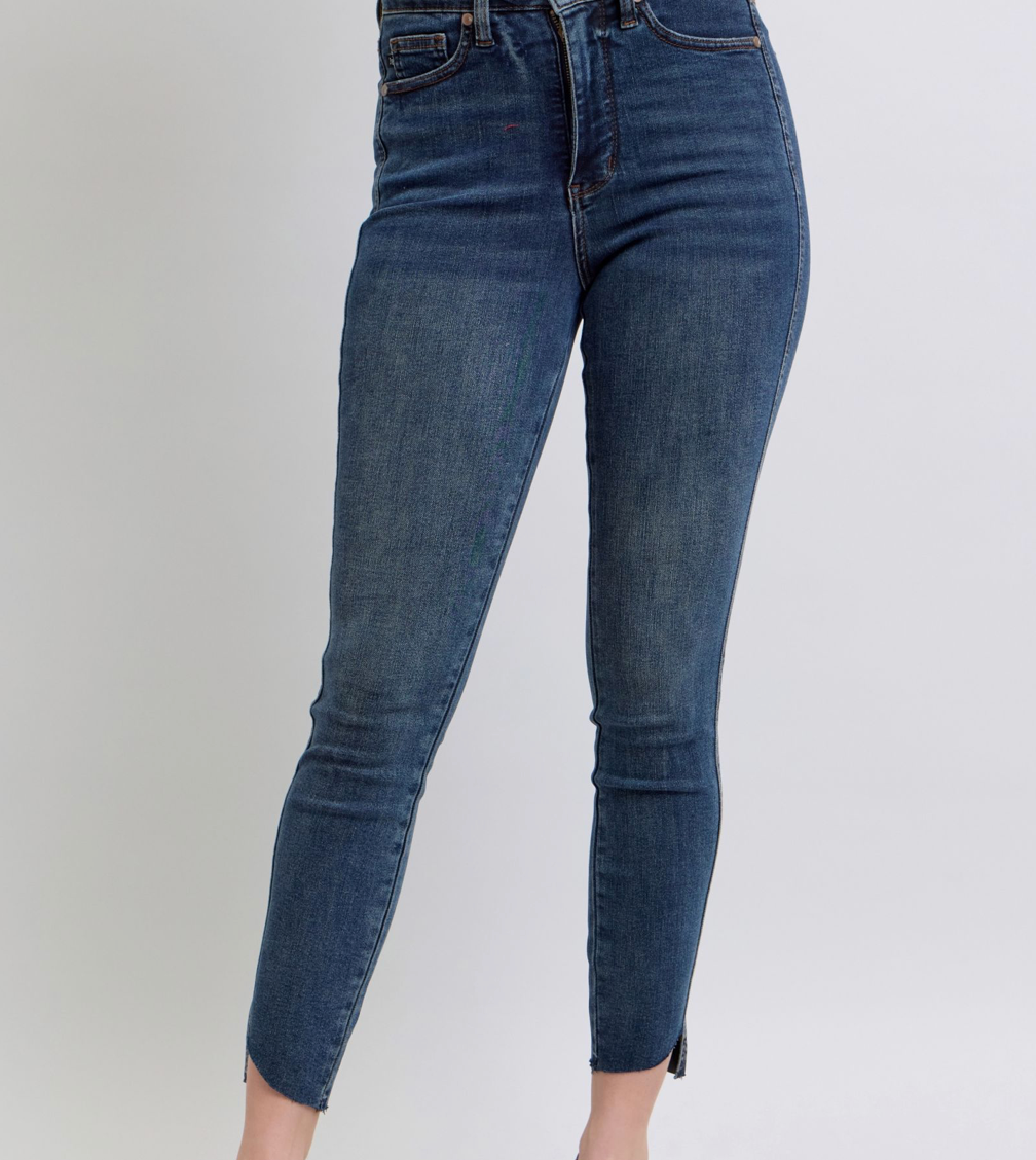 Split Ankle Highwaisted Tummy Control Denim