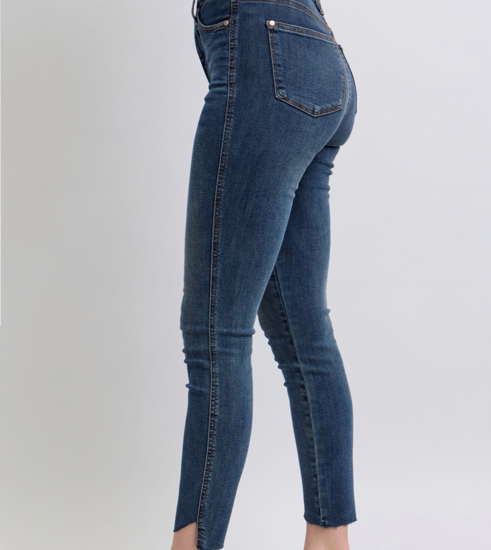 Split Ankle Highwaisted Tummy Control Denim